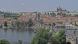 Pražský hrad, Karlův most, Vltava