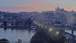 Pražský hrad, Karlův most, Vltava