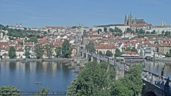Pražský hrad, Karlův most, Vltava