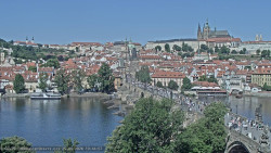 Pražský hrad, Karlův most, Vltava