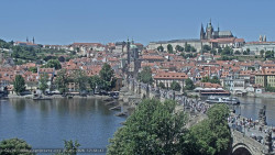 Pražský hrad, Karlův most, Vltava
