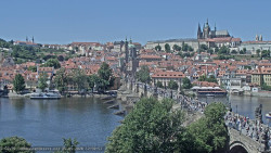 Pražský hrad, Karlův most, Vltava