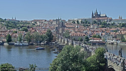 Pražský hrad, Karlův most, Vltava