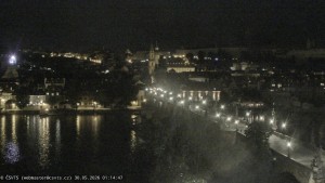 Město Praha - Pražský hrad, Karlův most, Vltava - 30.5.2026 v 01:15 Město Praha - Pražský hrad, Karlův most, Vltava - 30.5.2026 v 01:15
