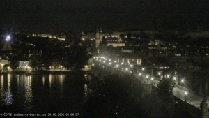 Město Praha - Pražský hrad, Karlův most, Vltava - 30.5.2026 v 02:00 Město Praha - Pražský hrad, Karlův most, Vltava - 30.5.2026 v 02:00