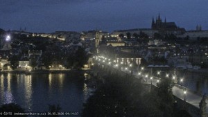 Město Praha - Pražský hrad, Karlův most, Vltava - 30.5.2026 v 04:15 Město Praha - Pražský hrad, Karlův most, Vltava - 30.5.2026 v 04:15