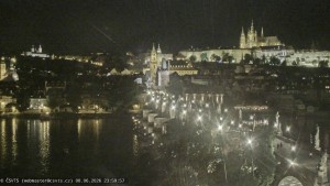 Město Praha - Pražský hrad, Karlův most, Vltava - 9.6.2026 v 00:00 Město Praha - Pražský hrad, Karlův most, Vltava - 9.6.2026 v 00:00