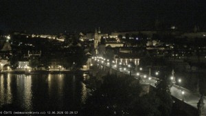Město Praha - Pražský hrad, Karlův most, Vltava - 12.6.2026 v 02:30 Město Praha - Pražský hrad, Karlův most, Vltava - 12.6.2026 v 02:30