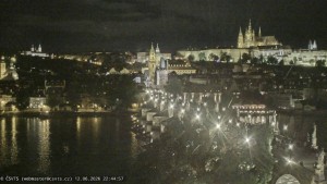 Město Praha - Pražský hrad, Karlův most, Vltava - 12.6.2026 v 22:45 Město Praha - Pražský hrad, Karlův most, Vltava - 12.6.2026 v 22:45