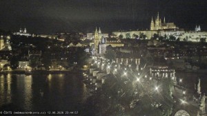 Město Praha - Pražský hrad, Karlův most, Vltava - 12.6.2026 v 23:45 Město Praha - Pražský hrad, Karlův most, Vltava - 12.6.2026 v 23:45