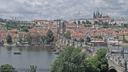 Pražský hrad, Karlův most, Vltava