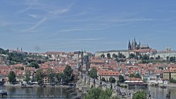 Pražský hrad, Karlův most, Vltava