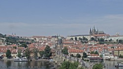 Pražský hrad, Karlův most, Vltava