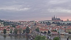 Pražský hrad, Karlův most, Vltava