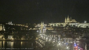 Stadt Prag - Prager Burg, Karlsbrücke, Moldau - 12.7.2026 v 23:00 Stadt Prag - Prager Burg, Karlsbrücke, Moldau - 12.7.2026 v 23:00