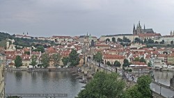 Pražský hrad, Karlův most, Vltava