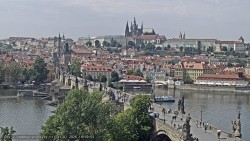 Pražský hrad, Karlův most, Vltava