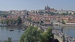 Pražský hrad, Karlův most, Vltava