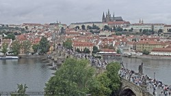 Prager Burg, Karlsbrücke, Moldau