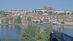 Pražský hrad, Karlův most, Vltava