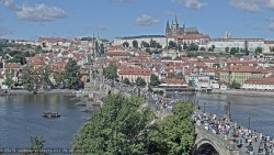 Pražský hrad, Karlův most, Vltava