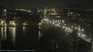 Stadt Prag - Prager Burg, Karlsbrücke, Moldau - 15.9.2026 v 01:45 Stadt Prag - Prager Burg, Karlsbrücke, Moldau - 15.9.2026 v 01:45