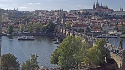 Prager Burg, Karlsbrücke, Moldau