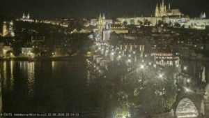 Miasto Praga - Zamek Praski, Most Karola, Wełtawa - 22.9.2026 v 22:15 Miasto Praga - Zamek Praski, Most Karola, Wełtawa - 22.9.2026 v 22:15