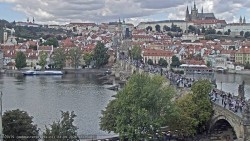 Pražský hrad, Karlův most, Vltava