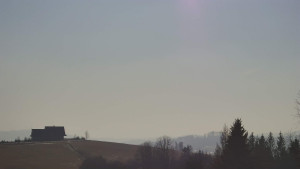 Skiareál Troják - Troják, Maruška - panorama - 2.3.2023 v 14:02
