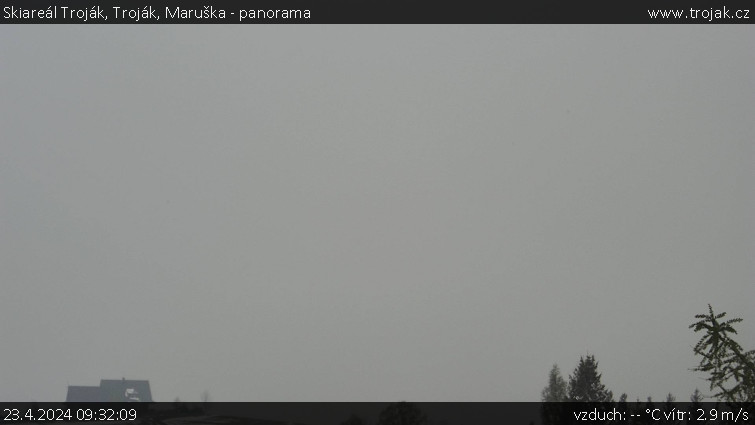 Skiareál Troják - Troják, Maruška - panorama - 23.4.2024 v 09:32