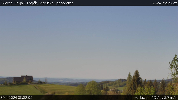 Skiareál Troják - Troják, Maruška - panorama - 30.4.2024 v 08:32