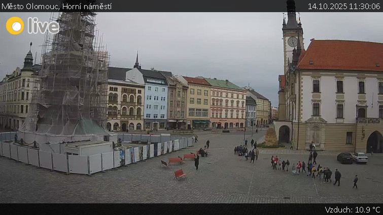 Město Olomouc - Horní náměstí - 14.10.2025 v 11:30 Město Olomouc - Horní náměstí - 14.10.2025 v 11:30