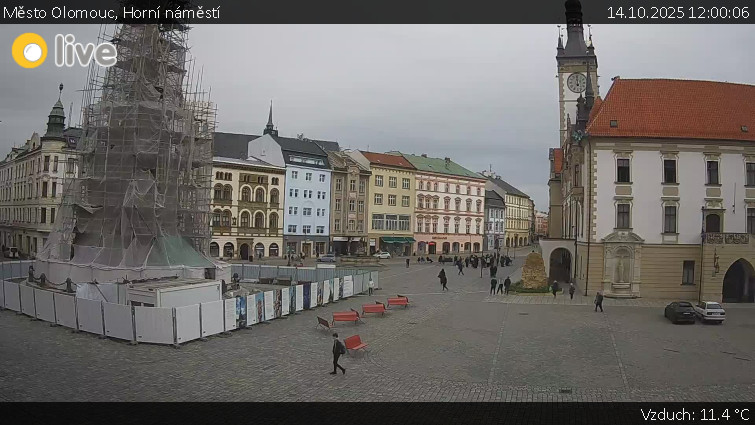 Město Olomouc - Horní náměstí - 14.10.2025 v 12:00 Město Olomouc - Horní náměstí - 14.10.2025 v 12:00