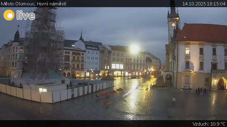 Město Olomouc - Horní náměstí - 14.10.2025 v 18:15 Město Olomouc - Horní náměstí - 14.10.2025 v 18:15