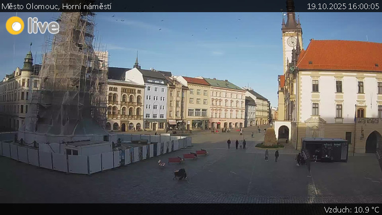 Město Olomouc - Horní náměstí - 19.10.2025 v 16:00 Město Olomouc - Horní náměstí - 19.10.2025 v 16:00
