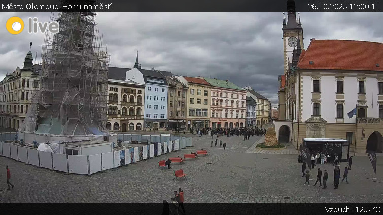 Město Olomouc - Horní náměstí - 26.10.2025 v 12:00 Město Olomouc - Horní náměstí - 26.10.2025 v 12:00