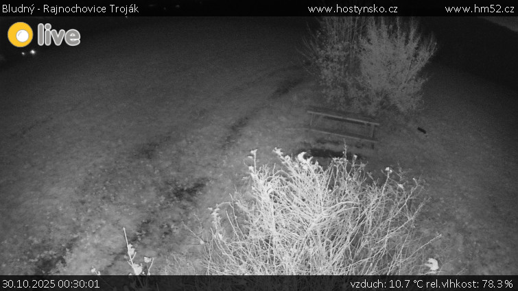 Bludný - Rajnochovice Troják - Bludný - Rajnochovice Troják  - 30.10.2025 v 00:30 Bludný - Rajnochovice Troják - Bludný - Rajnochovice Troják  - 30.10.2025 v 00:30