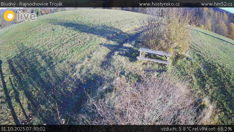 Bludný - Rajnochovice Troják - Bludný - Rajnochovice Troják  - 31.10.2025 v 07:30 Bludný - Rajnochovice Troják - Bludný - Rajnochovice Troják  - 31.10.2025 v 07:30