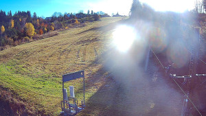 Skiareál Troják - Kamera u nástupu na vlek svah A - 31.10.2025 v 09:05 Skiareál Troják - Kamera u nástupu na vlek svah A - 31.10.2025 v 09:05