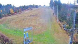 Kamera u nástupu na vlek svah A