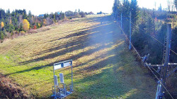 Kamera u nástupu na vlek svah A