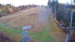 Kamera u nástupu na vlek svah A