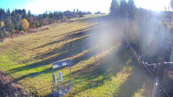 Kamera u nástupu na vlek svah A