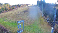 Kamera u nástupu na vlek svah A