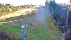 Kamera u nástupu na vlek svah A