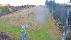 Kamera u nástupu na vlek svah A