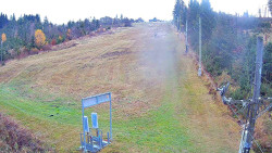 Kamera u nástupu na vlek svah A