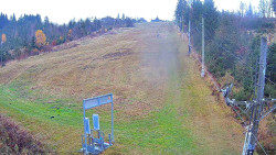 Kamera u nástupu na vlek svah A