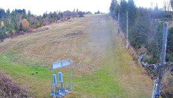 Kamera u nástupu na vlek svah A